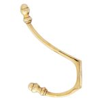 Hat and Coat Hook - Polished Brass