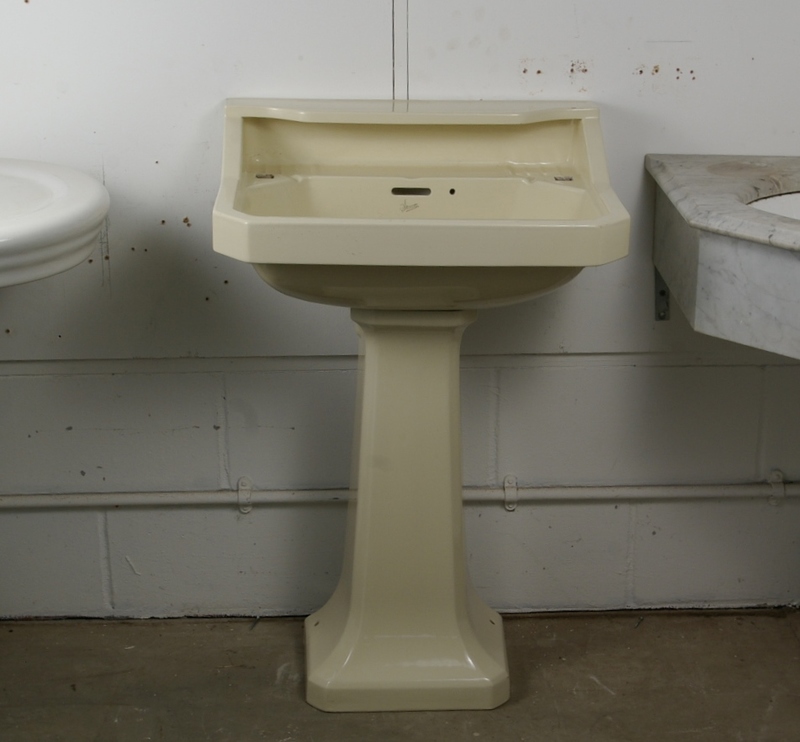 Reclaimed Basin on Pedestal Mongers Architectural Reclamation