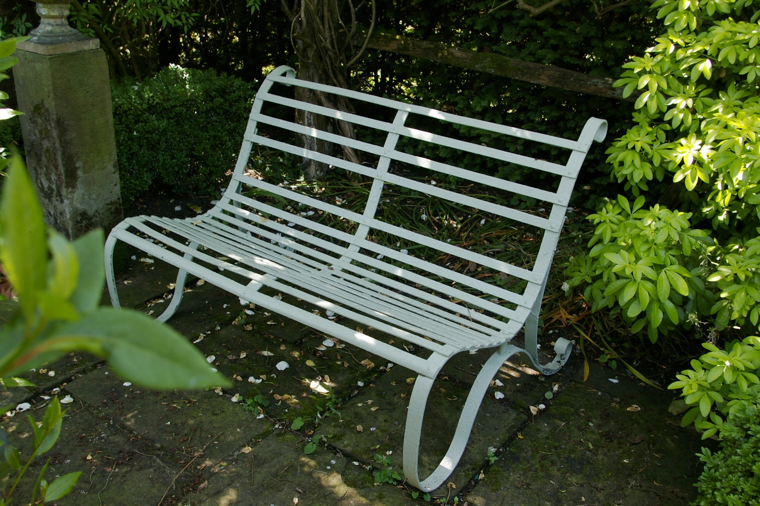 Wrought Iron Garden Bench | Mongers