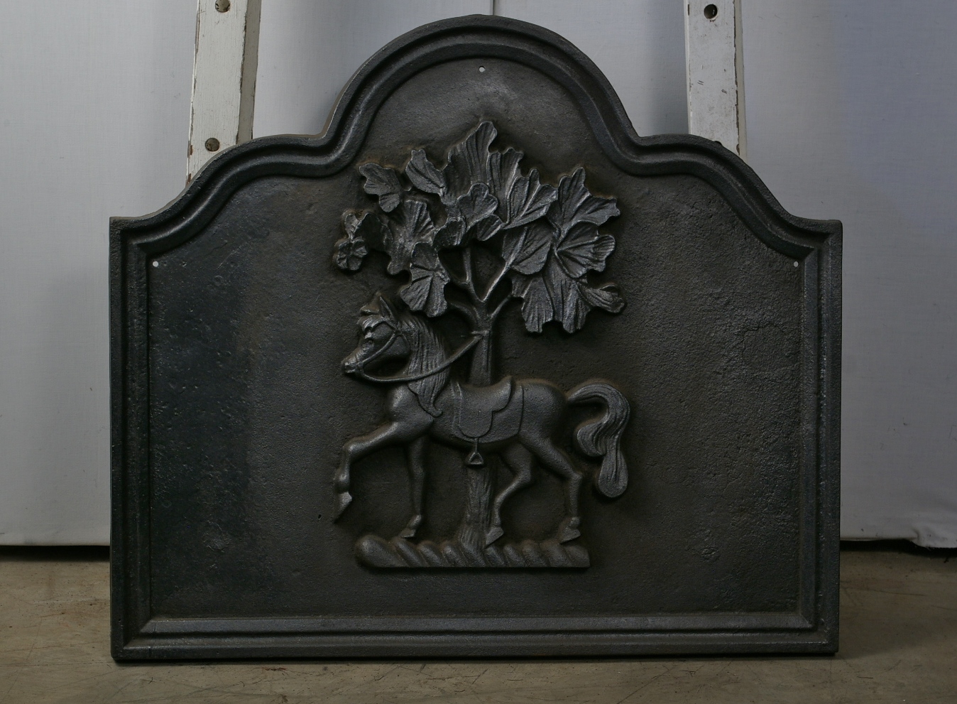 Cast Iron Fireback Mongers Architectural Salvage