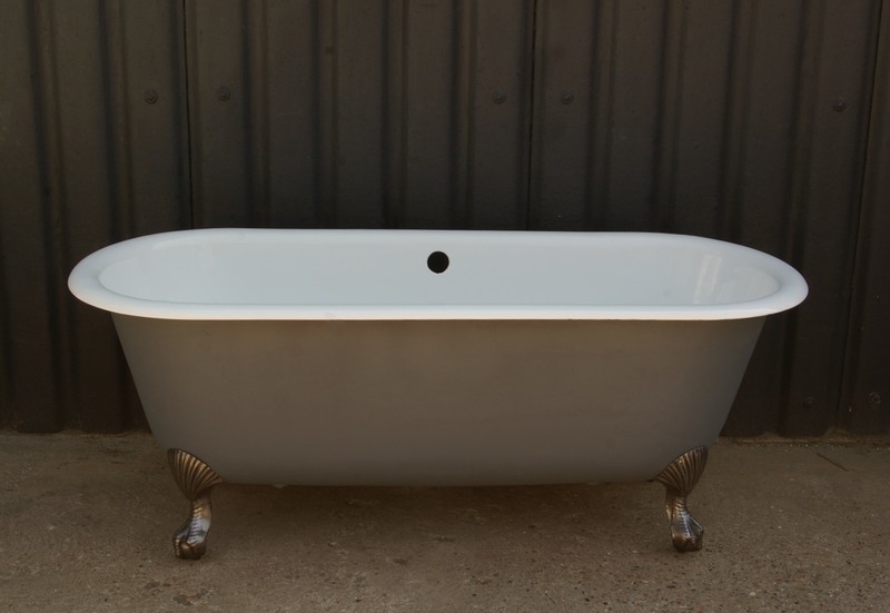 double roll top bath