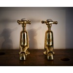 Polished Brass Basin Taps