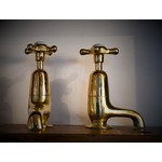 Polished Brass Basin Taps