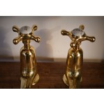 Polished Brass Basin Taps