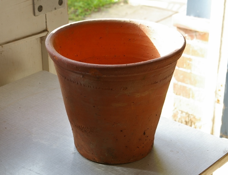 Antique Terracotta Handmade Flower Pots Mongers Architectural Salvage