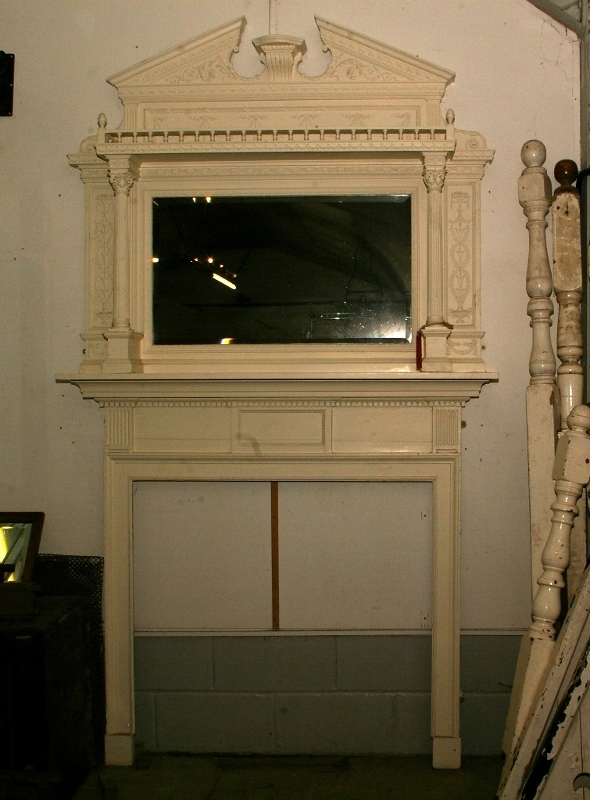Georgian Wooden Chimney Piece Fireplace Surround Mongers