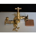 Pair Brass Bib Taps
