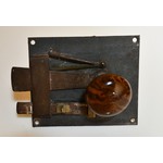 Bow Latch with Ceramic Knobs