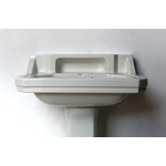 Standard Cut Corner Basin on Pedestal