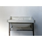 Howsons Cut Corner Basin on Chrome Stand