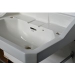 Howsons Cut Corner Basin on Chrome Stand