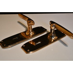 Polished Brass Lever Handles