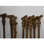 Set of 13 Cast Iron Stair Spindles