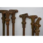 Set of 13 Cast Iron Stair Spindles