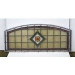 Pair Leaded Glass Panels