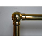 Brass Heated Towel Rail