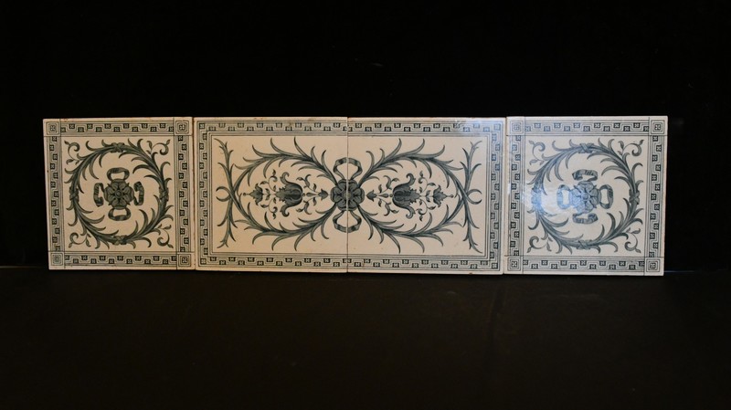 Set of Four Minton Tiles