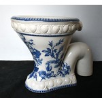 Blue and White Excelsior WC Pan
