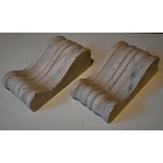 Pair Marble Corbels