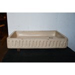 Cane Coloured Fluted Sink