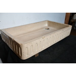 Cane Coloured Fluted Sink