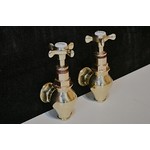 Pair Victorian Globe Taps