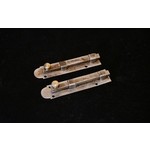 Pair Brass and Steel Bolts