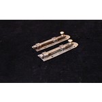 Pair Brass and Steel Bolts