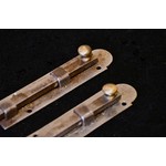Pair Brass and Steel Bolts