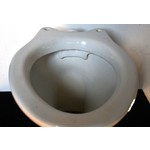 Edwardian Toilet Pan with Mahogany Seat