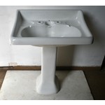 George Jennings Roll Edged Basin on Pedestal