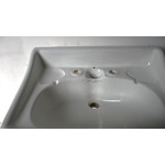 George Jennings Roll Edged Basin on Pedestal