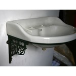Half Round Basin on Cast Bracket