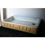 Shallow Cane and White Fluted Sink
