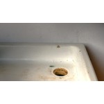 Shallow Cane and White Fluted Sink