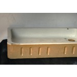 Shallow Cane and White Fluted Sink