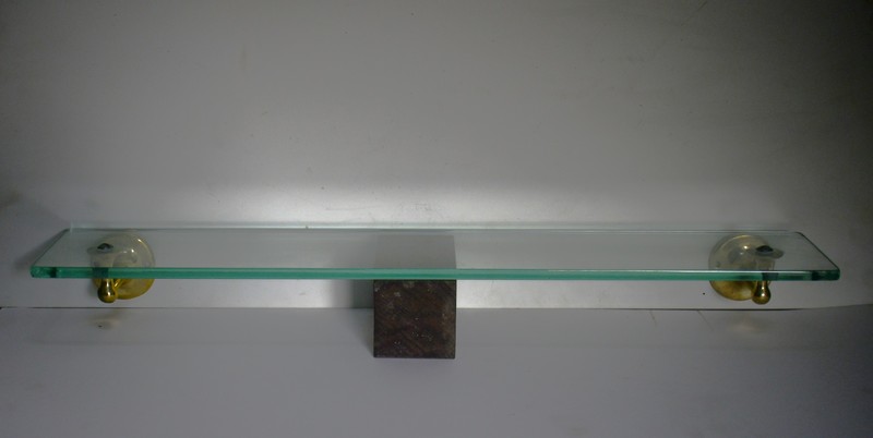 Glass Bathroom Shelf