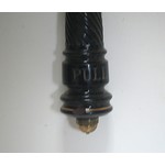 Black Ceramic Flush Pull Handle