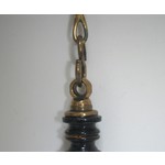 Black Ceramic Flush Pull Handle