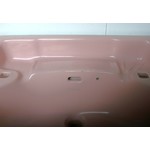Pink Cut Corner Basin
