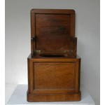 Mahogany Thunderbox WC.
